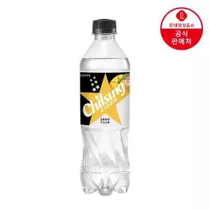 [롯데칠성][본사직영] 칠성사이다 제로 유자 500ml x 18펫