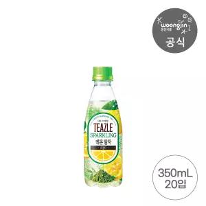 티즐 스파클링 제로 레몬 말차 350mL 20개