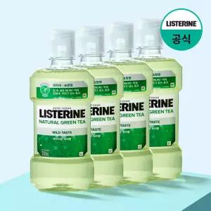 리스테린 그린티 마일드 구강청결제 가글 순한맛 250ml X 4개