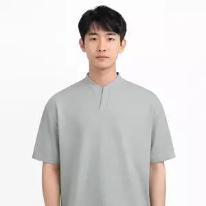 [P&F] 남성 헨리 V넥 린넨 반팔 티셔츠 SO-TSH-Q115