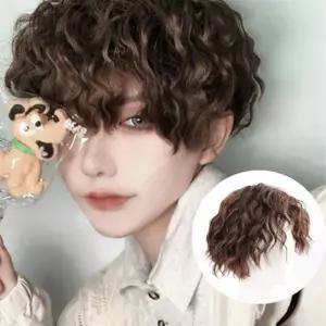 남성 통가발 웨이브/가발/남자/전체/머리/헤어/인조모/패션/스타일링/내추럴/데일리/남성용/스타일/미용