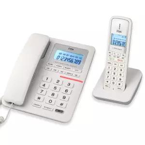 한글메뉴 [유선1+무선1] 화이트/블랙 내선통화 스피커폰 수화음량조절 2.4GHz 유무무선전화기 IK-3030