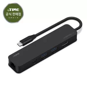 ipTIME UC306HDMI2-1G 6포트 USB 3.2 Type C 멀티 포트 허브