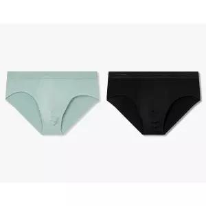매장정품 EMPORIO ARMANI UNDERWEAR 엠포리오 아르마니 언더웨어 남성 레이온 스트레치 솔리드 브리프 2종