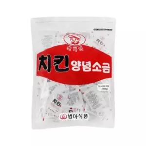 범아식품 제과제빵 선물 감칠맛 필수조미료 식용 소금 치킨 양념소금 일회용 200입 1개