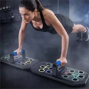 홈트 푸쉬업바 접이식 팔굽혀펴기 미끄럼 푸쉬업 보드 휴대용 초보자 기구 트레이닝 가정용 보조 어깨 코어