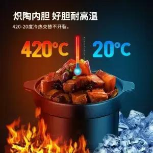 220V 전기 스튜 냄비 홈 지능형 자동 수프 캐서롤 보라색 모래 세라믹 3L4L5L 슬로우 쿠커 팬 AN