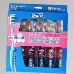 OralB 초소형헤드 초미세모 벨벳 잇몸케어 5개입 칫솔