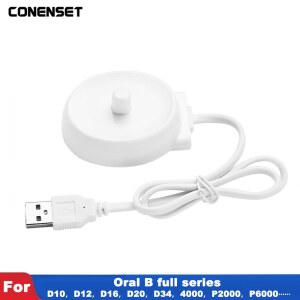 전기연장선 구강 USB 충전기 D12 D20 D17 D18 D29 D34 OC18 D100 교체 3768 자기 전동 칫솔 충전베이스 어댑터