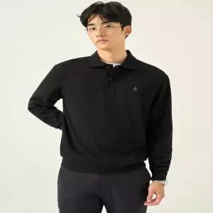 [빈폴멘]클래식 소프트 코튼 칼라넥 티셔츠  블랙 (BC5941C205)