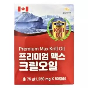 프리미엄 맥스 크릴오일 1 250mg x 60캡슐 2개월분