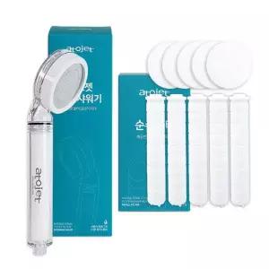 아토젯 샤워기 1개 바디필터 5P 헤드필터 5P 선물 세트 GST MNS