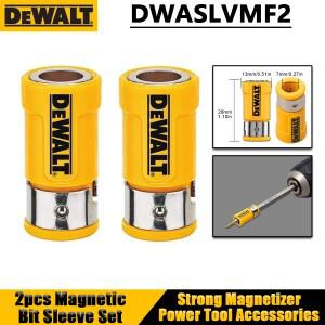 DEWALT 호환 DWASLVMF2 2개입 자석 비트 슬리브 세트  드릴 링 강력 자화기 전동 공구 액세서리