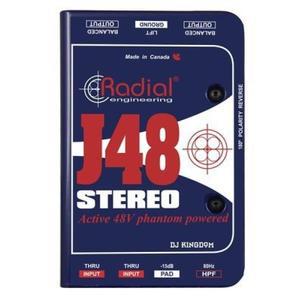 전문 기타 신호 처리: Canadian Radial J48/스테레오 PRO48 액티브 DI 박스