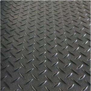철판무늬 PVC 고무매트 작업장 산업용 6M 상업용 5MM 빨간색 제전 고무판