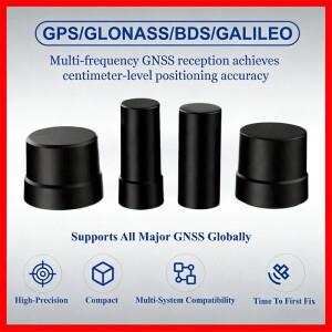 고정밀 쿼드리필라 헬릭스 안테나 RTK GNSS GPS L1 L2 L5 베이더우 글로나스 갈릴레오 SMA 방수 차량용 선