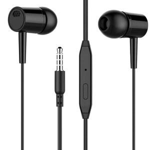 이어폰 이어폰 헤드폰(마이크 포함) Ios 및 Android 스마트폰용 3.5mm 유선 이어버드 노트북 Mp3 게임 워크맨