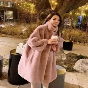 겨울아우터 보들보들 가벼운 루즈핏 겨울 심플 데일리 여성 코트