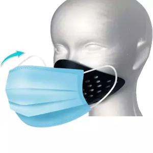편안한 마스크 착용을 위한 3D 내부 브래킷 발라클라바스실리콘 페이스 쉘 코스프레용 지지 홀더 프레임