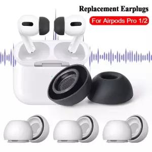 이어캡 이어폰 고무캡 Airpods Pro 12 보호용 이어 버드 커버 교체 귀마개 소음 패드 1-4세트 실리콘 팁