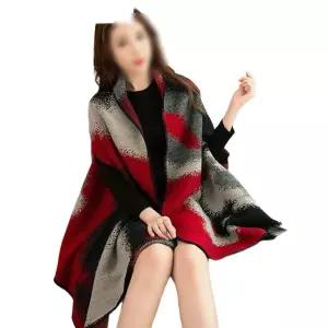 몽골 가디건 패션 빈티지 데일리룩 판초 망토 롱 숄 니트 여행자 아우터 여성 에스닉 티베트