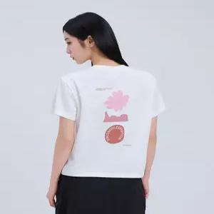 익스페디션 여성 프레시벤트 네이처 세미크롭 반팔티셔츠 (WHITE) 6061130