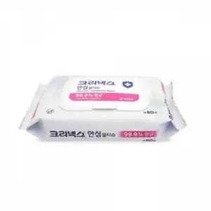 살균 소독 글리세린 보습 성분 안심 물티슈 캡형 60매