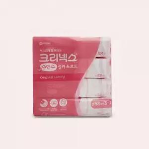정제수로 깨끗한 약산성 물티슈 캡형 58매 4개입 육아