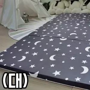 BYK 별 달 3단 접이식매트리스 간이침대 (대)