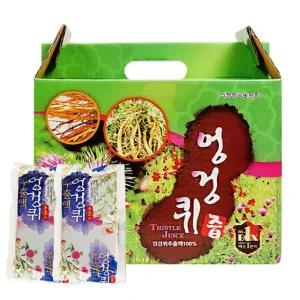 진한 엉겅퀴 농축 추출액 액상차 건강음료 엄마애손 국내산 엉겅퀴즙 100ml 60포