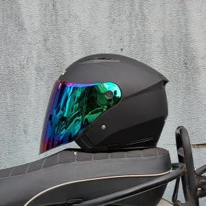 바이크 오토바이 반모헬맷 남여공용 모두에게 듀얼 렌즈 반덮개형 헬멧 Casco para Motos JIEKAI-512