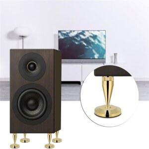 구리 스피커 스파이크 구리 스피커 스파이크 M6 * 36 골드 블랙 스피커 피트 패드 스피커 앰프 홀더 스피커 앰프