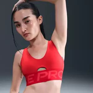 [나이키]스포츠 짐웨어 HF7325 프로 인디 플런지 여성 미디엄 서포트 패드 브