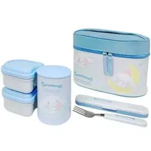 산리오 시나모롤 스텐 보온도시락포크포함