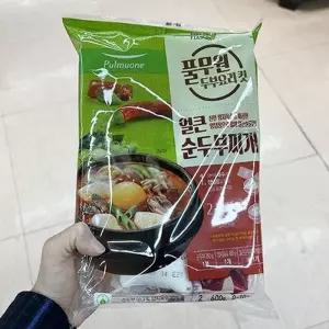 풀무원 얼큰순두부찌개 600g x 2개 아이스박스포장