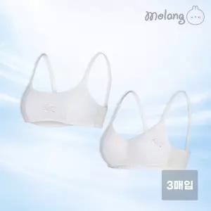 피아소 몰랑 주니어 국내산 인견 노와이어 1단계 2단계 브라 X 3매입