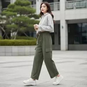 필모스 아이스 카고 벌룬 와이드바지 붉은 악마 축구 패밀리 반팔티