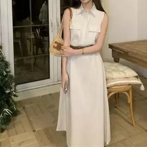 롱 민소매 셔츠 원피스 데이트룩 페미닌룩 여성의류 데일리룩 캐주얼룩
