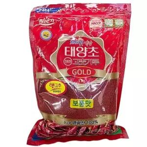 태양초 청결 고춧가루 골드 보통맛 1kg