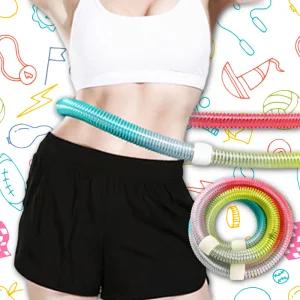 지압 스프링 훌라후프 용수철 허리코어 실내 운동기구 돌돌말아 보관 홈트링