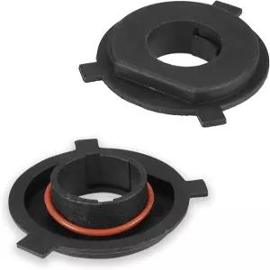 XIZAKEE 2 PCS H4 자동차 LED 전구 홀더 어댑터 소켓 리테이너 개스킷 링이 있는 범용 차량등 버클