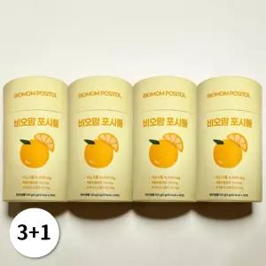비오맘 포시톨 미오이노시톨 4000mg 엽산 30포 4개