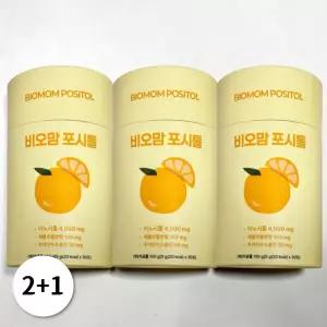 비오맘 포시톨 미오이노시톨 4000mg 엽산 30포 3개