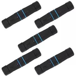ANMBEST 5PCS 차폐 RJ45 방수 커넥터 IP68 Cat5/5e/6 8P8C 이더넷 LAN 케이블 커플러 여성 대 실외
