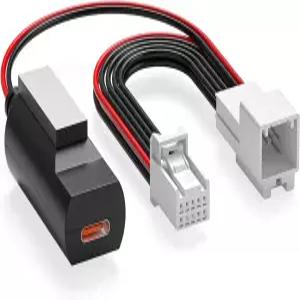 일부 토요타/렉서스/스바루 모델용 10핀 타입 B 대시캠 전원 어댑터 - 4개의 USB 케이블이 있는 차량용