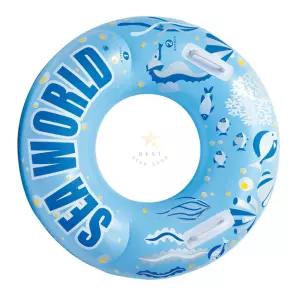 PVC 원형 튜브 손잡이 물놀이 워터파크 80CM 블루