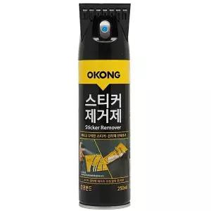 오공 KUQ640M2 접착제 스티커 얼룩 제거제 끈끈이 테이프 껌 크리너 타르 시트지