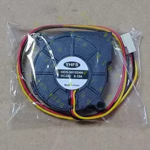 1PCS YHFS HDS-501524H DC24V 0.15A 3선 냉각 팬