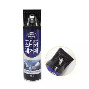일체형 RRA627W1 스크래퍼 타입 스티커 타르 제거제 220ml
