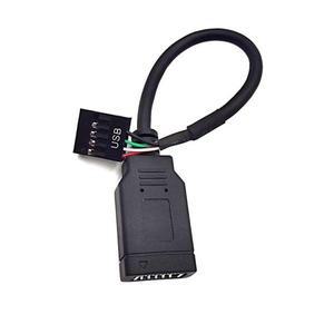 USB 2.0 9핀 타입 E 케이블 연결 마더보드 내부 KEY A AM PC 케이스 전면 패널